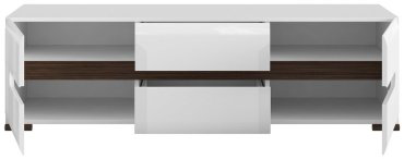 ТВ-тумба напольная BRW RTV2D2S , 150x43x47 см, белый купить,NaN