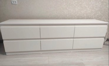ТВ-тумба напольная Dominika тумба ТВ-6Я Белый, 190.2x60.8x43.3 см, белый купить,0