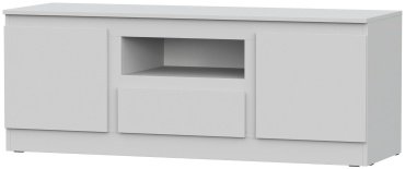 ТВ-тумба напольная Dominika тумба ТВ-135, Белый, 135x51.3x45.3 см, белый купить,NaN