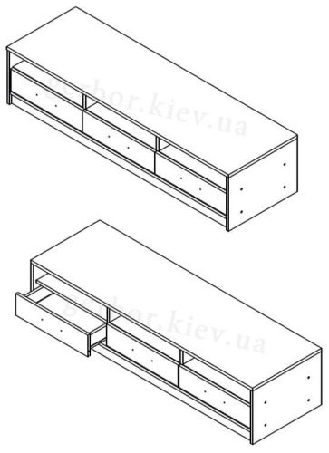 ТВ-тумба напольная Гербор Непо RTV3SN, 148x33x46 см, белый, бежевый - ForteMarket ТВ-тумба напольная Гербор Непо RTV3SN, 148x33x46 см, белый, бежевый купить,0