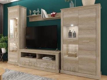 ТВ-тумба напольная Гербор Хелен, 150x57x44 см, коричневый купить,0