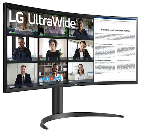 Монитор 34" LG 34WR55QK-B.ARUZ черный купить,NaN