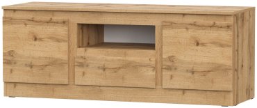 ТВ-тумба напольная Dominika тумба ТВ-135, Дуб Вотан, 135x51.3x45.3 см, коричневый