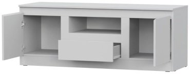 ТВ-тумба напольная НК-Мебель STERN ТВ-135, 135x51.3x45.3 см, белый купить,0