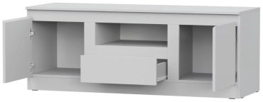 ТВ-тумба напольная НК-Мебель STERN ТВ-135, 135x51.3x45.3 см, белый купить,NaN