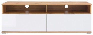 ТВ-тумба напольная Dominika Злата 001 РТВ_RTV2S, 135x45x41 см, белый