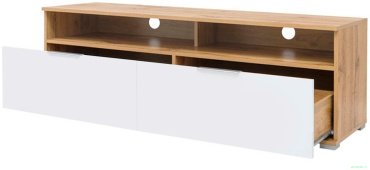 ТВ-тумба напольная Dominika Злата 001 РТВ_RTV2S, 135x45x41 см, белый купить,0