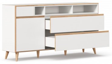 ТВ-тумба напольная Любимый Дом Лайн, 181x93x44 см, белый купить,0