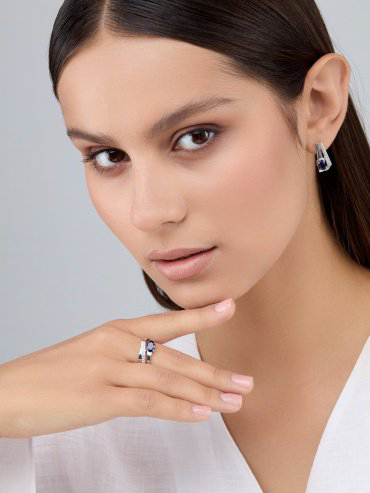 Серьги АЛЬКОР 02-4422_0ГТС-00 вес 3.5 г серебро, наносапфир, фианит - ForteMarket Серьги АЛЬКОР 02-4422_0ГТС-00 вес 3.5 г серебро, наносапфир, фианит купить,28920