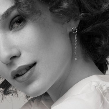 Серьги Династия 019132-3101 вес 1.8 г золото, фианит купить,NaN