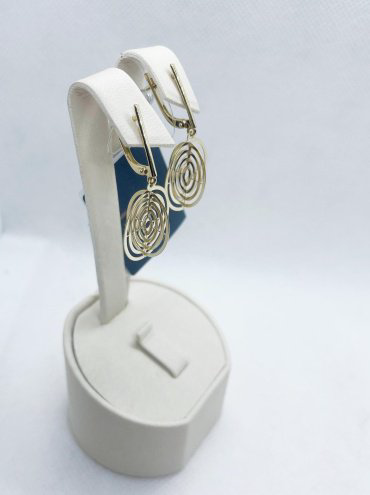 Серьги Династия 502122-4000 вес 3.1 г золото, без вставок купить,NaN
