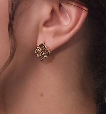 Серьги DILIGHT JEWELRY 00278-20-030001-00 вес 4.8 г золото, без вставок купить,NaN