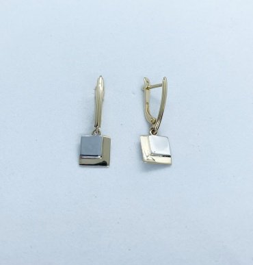 Серьги Династия 019842-4002 вес 1.9 г золото, без вставок купить,NaN