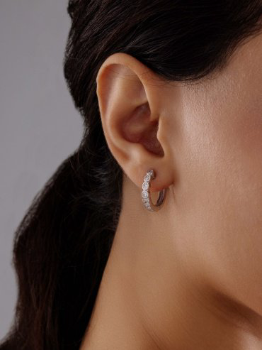 Серьги АЛЬКОР 02-4047_00КЦ-00 вес 4.7 г серебро, фианит купить,NaN