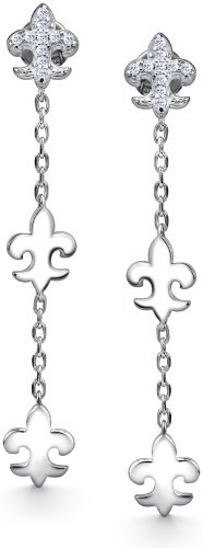 Серьги АЛЬКОР 02-4455_00КЦ-00 вес 2.4 г серебро, фианит купить,24840