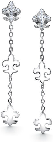 Серьги АЛЬКОР 02-4455_00КЦ-00 вес 2.4 г серебро, фианит купить,24840