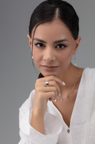 Серьги АЛЬКОР 02-4455_00КЦ-00 вес 2.4 г серебро, фианит купить,24840