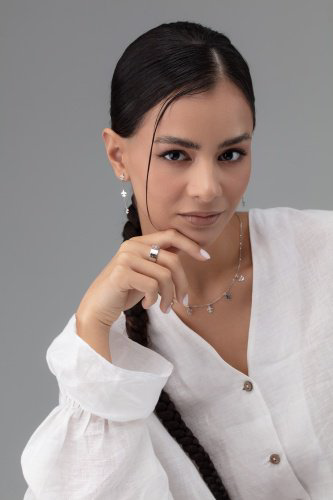 Серьги АЛЬКОР 02-4455_00КЦ-00 вес 2.4 г серебро, фианит купить,24840