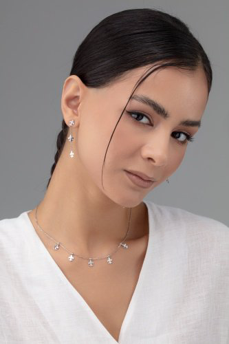 Серьги АЛЬКОР 02-4455_00КЦ-00 вес 2.4 г серебро, фианит купить,24840