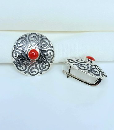 Серьги Кристалл-L С-35-77 вес 8.25 г серебро, эмаль купить,NaN