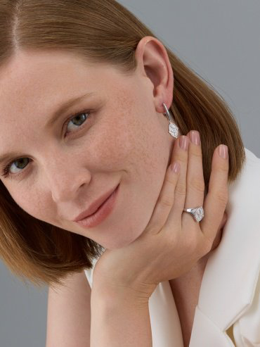 Серьги АЛЬКОР 02-4630_00КЦ-00 вес 4.8 г серебро, фианит купить,NaN