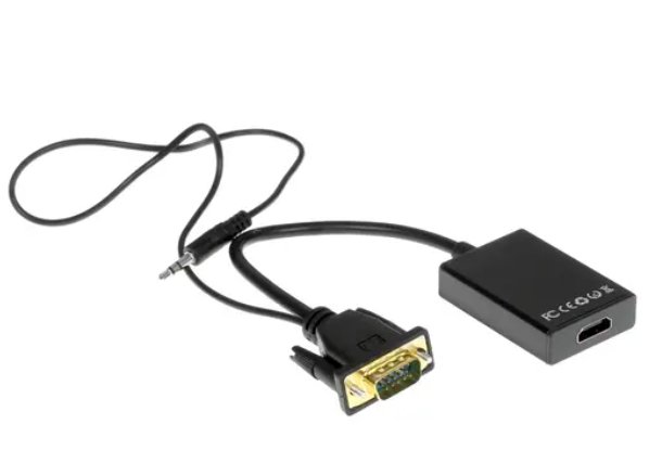 Конвертер Cablexpert A-VGA-HDMI-01 черный