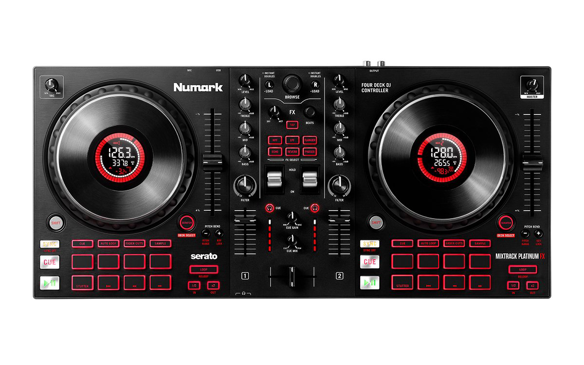 DJ контроллер Numark Mixtrack Platinum FX черный купить,NaN