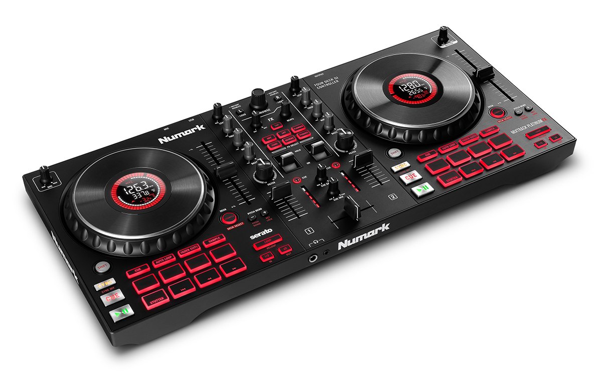 DJ контроллер Numark Mixtrack Platinum FX черный купить,0