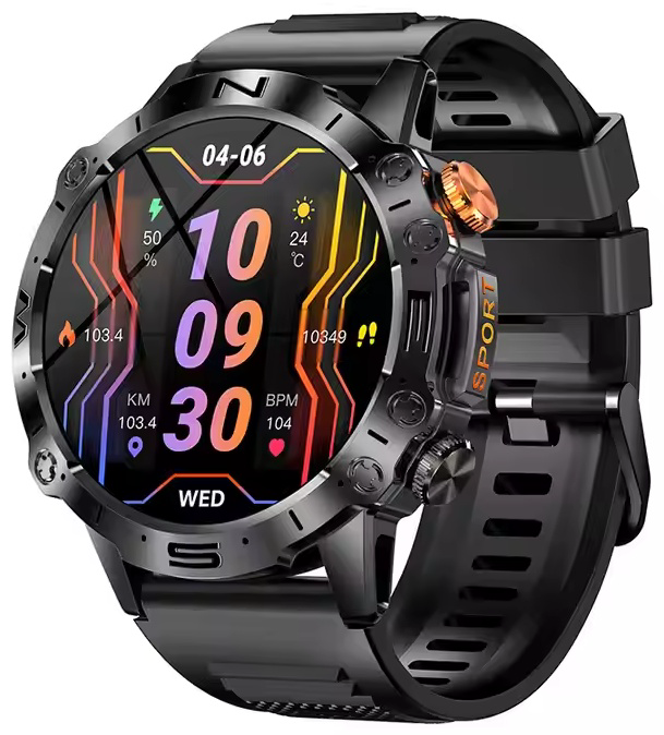 Смарт-часы Snel Watch Vantage 46 мм черный