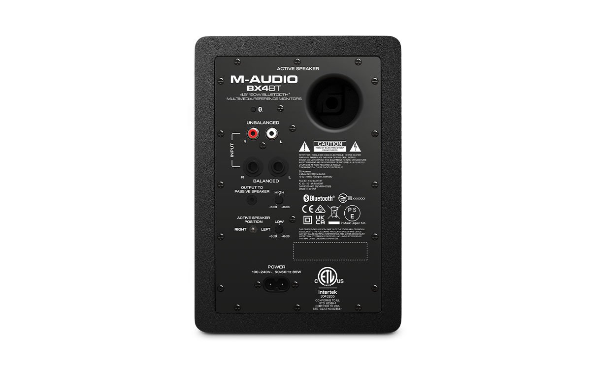 Студийный монитор M-Audio BX4 BT 2 шт черный - ForteMarket Студийный монитор M-Audio BX4 BT 2 шт черный купить,0