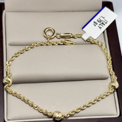 Браслет Italy Exclusive RJ Gold золото 1.79гр 18см купить,134445