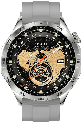Смарт-часы Snel Watch Way 47 мм серебристый-серый