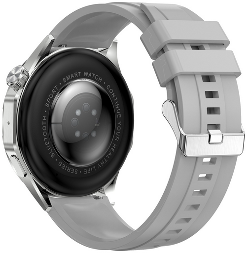 Смарт-часы Snel Watch Way 47 мм серебристый-серый