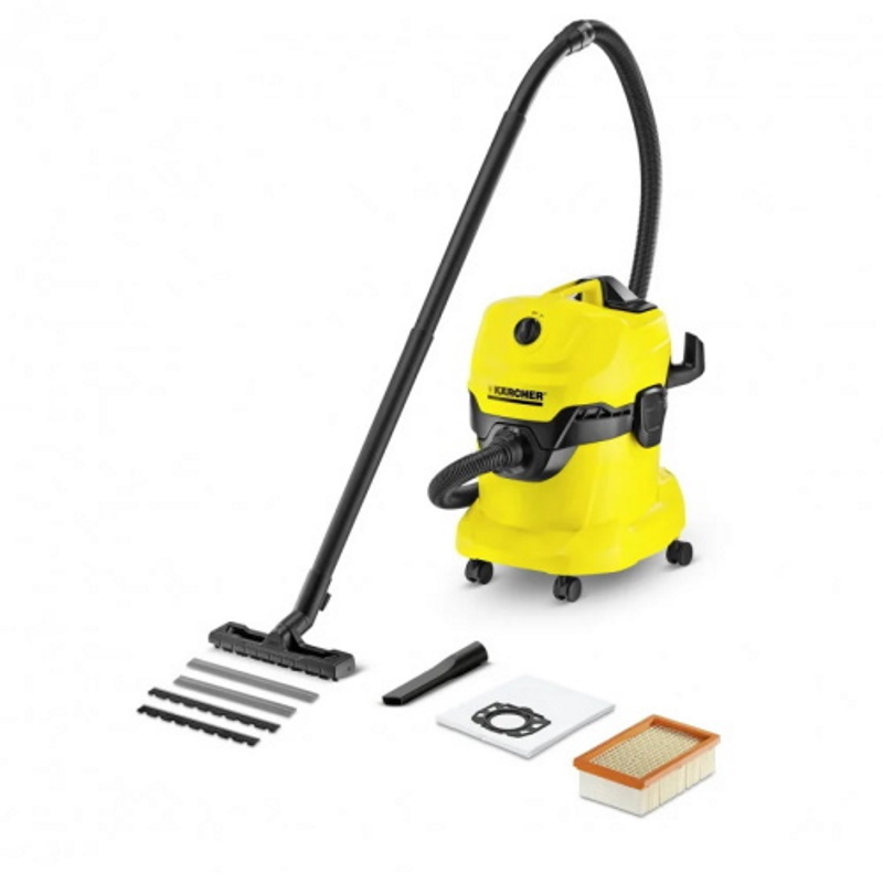 Промышленный пылесос Karcher WD 4 V-20/5/22 1.628-201.0 желтый купить,NaN
