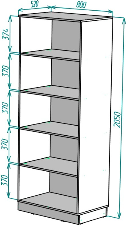 Шкаф Мебель Азии Гармони 2Д 80x52x205см белый купить,85990