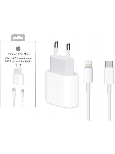 Адаптер питания Apple 20W для Iphone 12 Pro Max белый