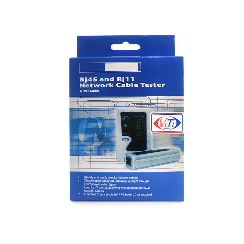 Сетевой тестер ViTi NS-468 черный - ForteMarket Сетевой тестер ViTi NS-468 черный купить,0