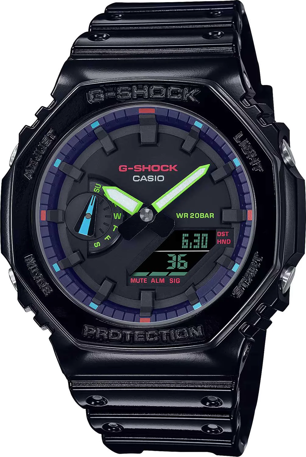 Наручные часы Casio GA-2100RGB-1AER купить,NaN
