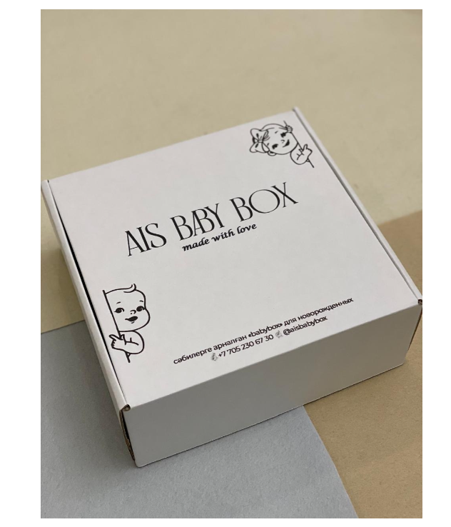 Комплект для малышей Ais Baby Box 697979359 коричневый 80-86 см 3 предмета купить,NaN