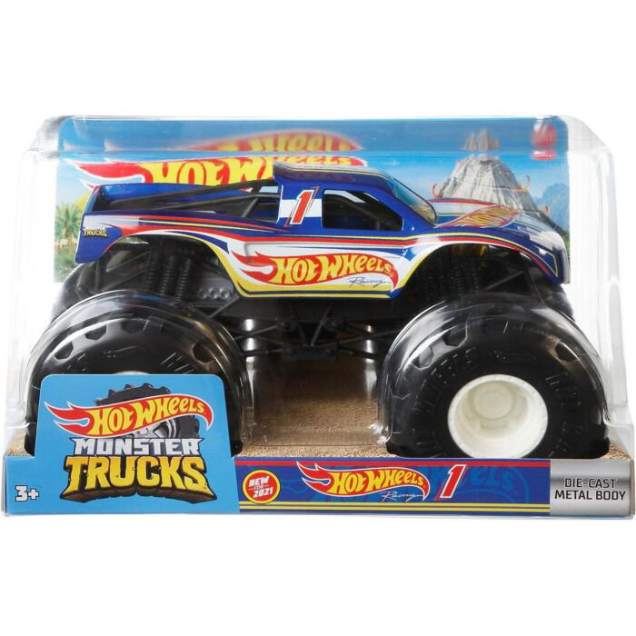 Машинка Hot Wheels Monster Trucks 1:24 Racing 1 FYJ83/GTJ36 купить,NaN