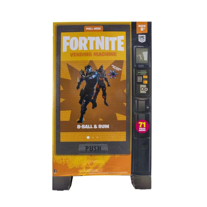 Игровой набор Fortnite   Торговый автомат с 2 фигурками и 75 аксессуарами  купить,NaN