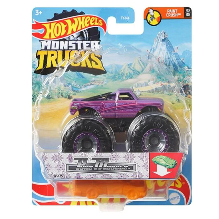 Машинка Hot Wheels Monster Trucks 1:64 Pure Muscle  FYJ44/GTH81 купить,NaN