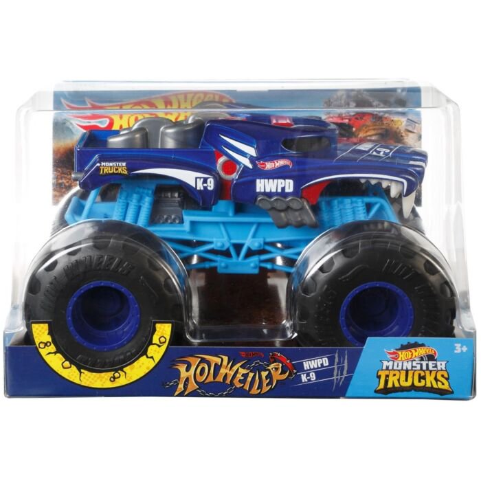 Машинка Hot Wheels Monster Trucks 1:24 HotWeiler  FYJ83/GBV31 купить,NaN