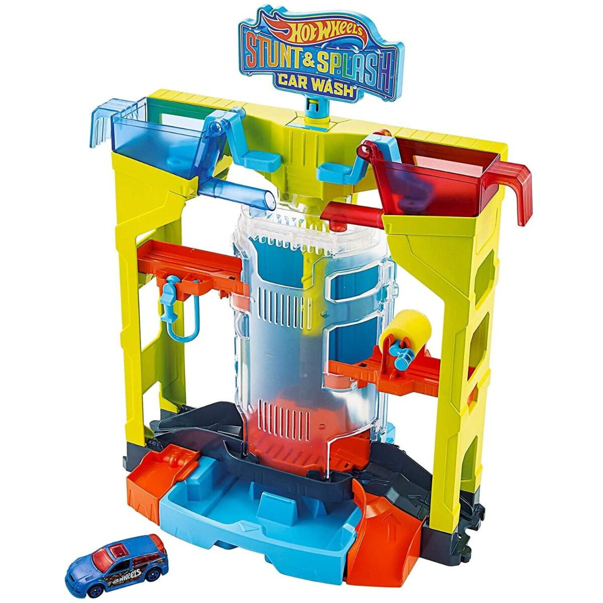 Игровой набор Hot Wheels City Автомойка трюки и брызги купить,NaN