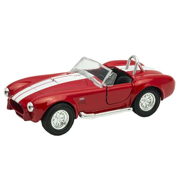 Ретро-машина Welly 1:34-39 Shelby Cobra S/C 1965 красная купить,NaN