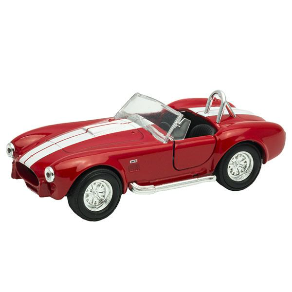 Ретро-машина Welly 1:34-39 Shelby Cobra S/C 1965 красная купить,NaN