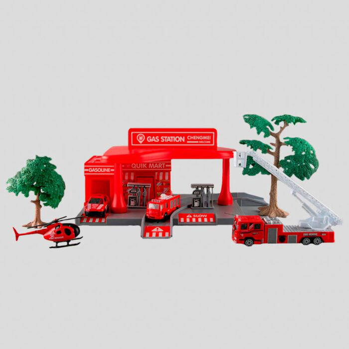 Игровой набор GS Автозаправка Fire Engine  CM559-12D купить,NaN