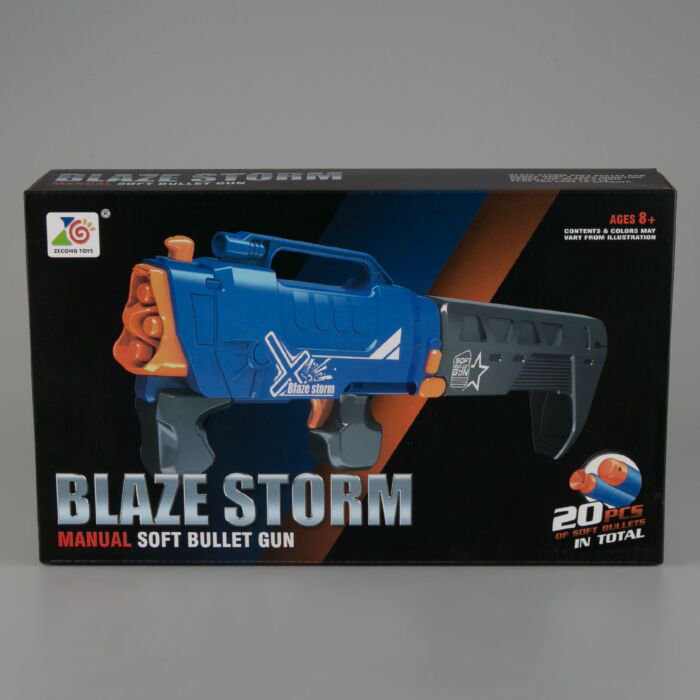 Бластер Zecong Long Arm ZC7102 синий купить,NaN