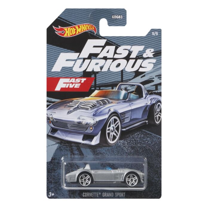 Машинка Hot Wheels Basic Fast&Furious-Corvette Grand Sport  GYN28/5 купить,NaN