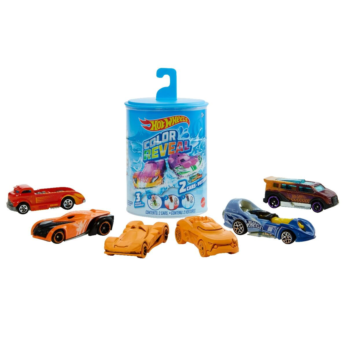 Машинка-сюрприз Hot Wheels Basic   Color Reveal 2шт купить,NaN
